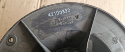 Вентилятор повітродувка обдув vw sharan 7m0819021 фото №1