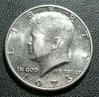 USA - 1/2 DOLARA HALF DOLLAR 1973 D KENNEDY (3)