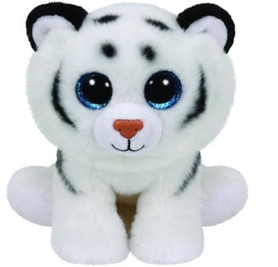 Beanie Babies biały tygrys TUNDRA, 24 cm - Medium (1)