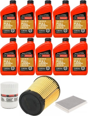 MOTORCRAFT 5W20 + FILTROS MUSTANG 5.0 BULLITT 19-20  