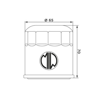 ФІЛЬТР МАСЛА MIW-MEIWA HD17004 (HF175)