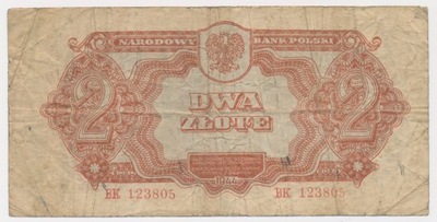 3323. 2 zł 1944 -owym - BK - st. 4