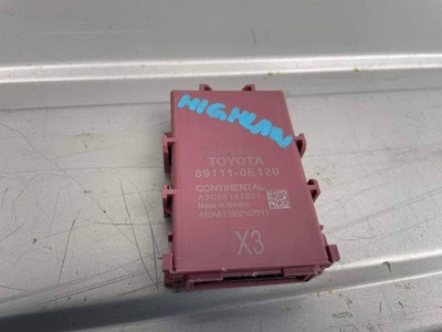 Toyota highlander iv модуль блок керування 89111-0e120 фото №1