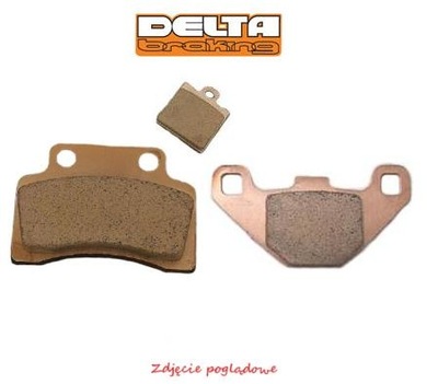 ZAPATAS DE FRENADO MOTOCICLETA DELTA DB2180 (ODPOWIEDNIK FA132), DELTA, FA132  