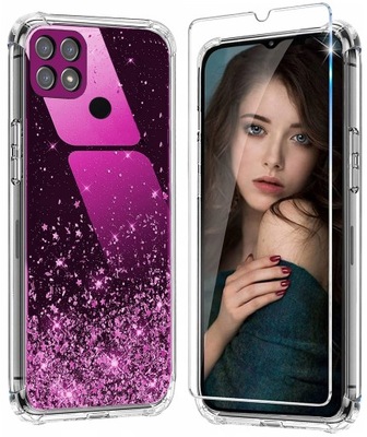 ETUI BROKAT CASE DO XIAOMI REDMI 10C +SZKŁO