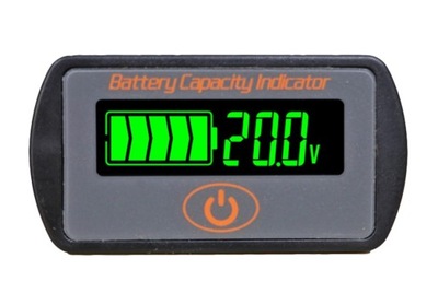 Wskaźnik naładowania baterii akumulatora 12V-48V