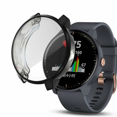 ETUI SILIKON DO GARMIN VIVOACTIVE 3 MUSIC CZARNE