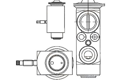 Hella клапан расширительный кондиционера volvo v70 xc70 фото №1
