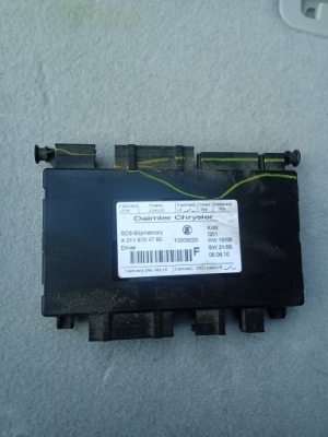 Блок управления модуль сиденье mercedes e w211 ml w164 r w251 a2118704785 w212 фото №1