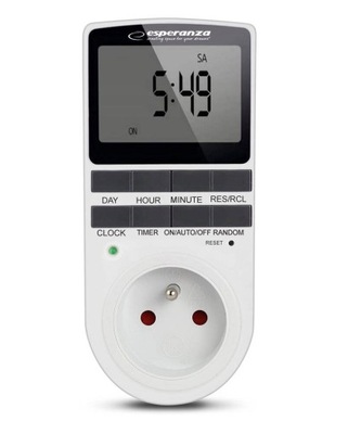 PROGRAMATOR CZASOWY WŁĄCZNIK WYŁĄCZNIK LCD CYFROWY TIMER HARMONOGRAM