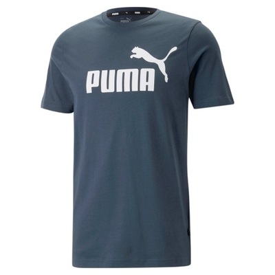 Koszulka męska Puma Essential Logo denim- 586667 6