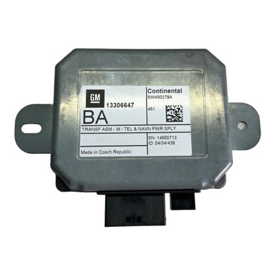 Opel astra j iv модуль навігації 13306647 фото №1