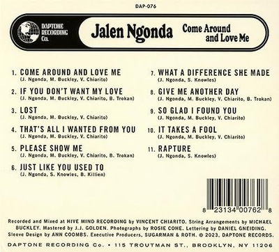 NGONDA,JALEN: COME AROUND AND LOVE ME [CD]