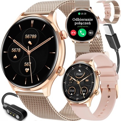 Zegarek SMARTWATCH Rubicon RNCF20 rosegold