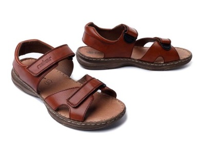 Sandały męskie RIEKER 21461-24 brown r40