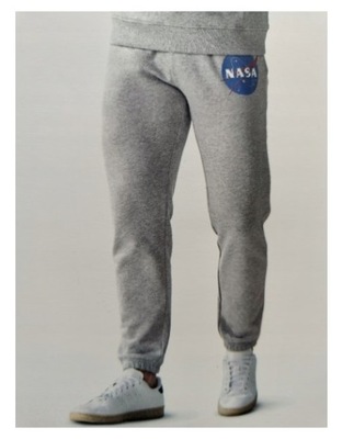Spodnie dresowe męskie NASA *M szare