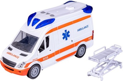 Auto ambulans z noszami