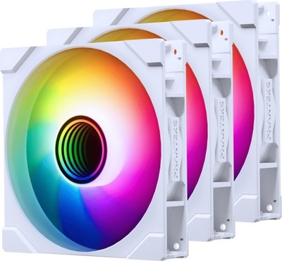 Wentylator Phanteks M25G2-140 D-RGB Reverse Blade 3-pack biały