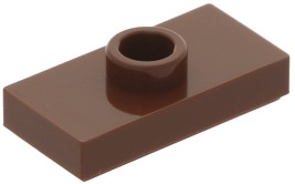 LEGO 1x2 WYPUSTKA BRĄZOWY REDDISH 15573 NOWY