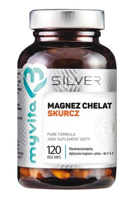 SILVER Magnez Chelat + B6 P-5-P, 120kaps. MyVita