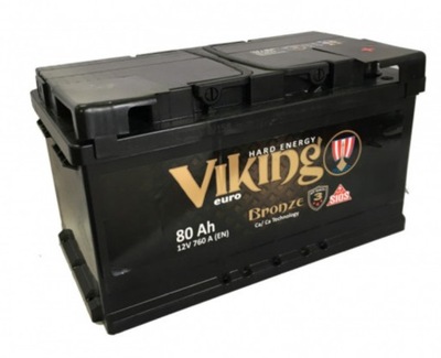 AKUMULATOR VIKING BRONZE 12V 80Ah 760A BOCHNIA