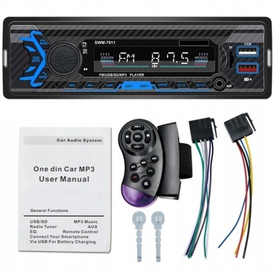 RADIO SAMOCHODOWE USB SD AUX MP3 Bluetooth