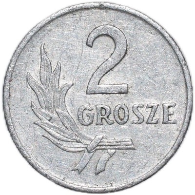 2 gr grosze 1949 Al Aluminium