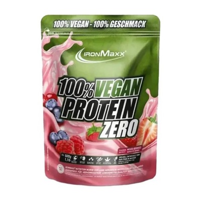 IronMaxx 100% Vegan Protein Zero 500g Sweet Peach