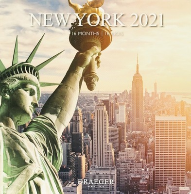 KALENDARZ NEW YORK 2021 16 MIESIĘCY | ANGIELSKI