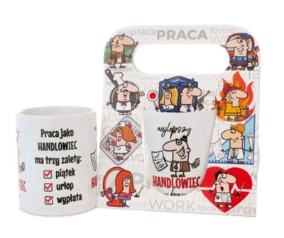 Kubek ceramiczny "Najlepszy handlowiec w kraju"