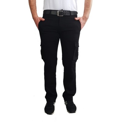 Spodnie męskie BOJÓWKI Stanley czarne 90 pas- L32