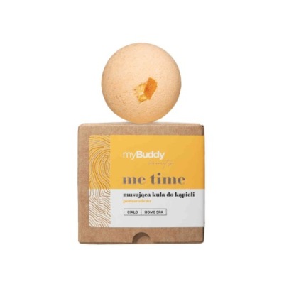 myBuddy me time Musująca Kula do Kąpieli Pomarańcza 100g