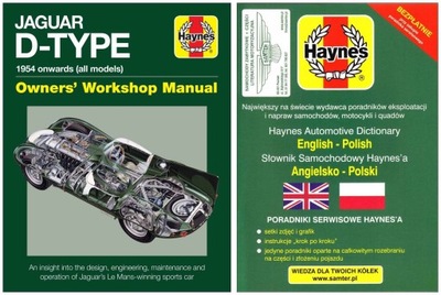 JAGUAR D-TYPE (1954-1956) HISTORIA BUDOWA OPINIE SERVICIO HAYNES 24H  