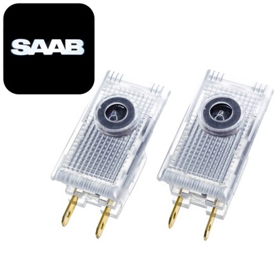 SAAB DIOPARA LUMINOSO LED LOGOTIPO PROYECTOR HD PARA SAAB LÁMPARA PARA DE PUERTA  