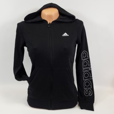 Bluza młodzieżowa Adidas Essentials Full-Zip Hoodi