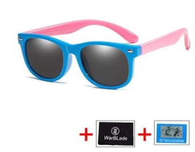 Okulary przeciwsłoneczne dzieci polaryzac. UV guma