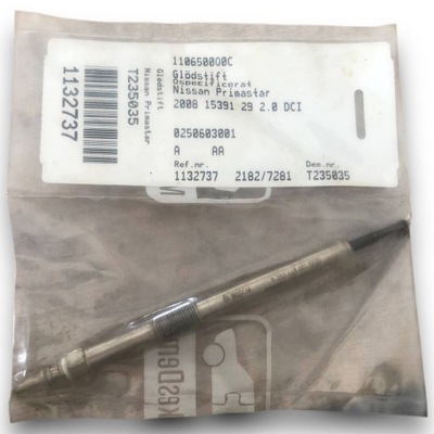 Nissan primastar свічка розжарювання 110650000c фото №1