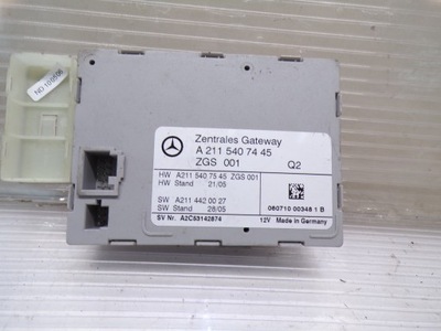 Модуль замка шлюз mercedes w211 w219 cls фото №1