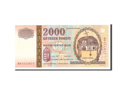 Banknot, Węgry, 2000 Forint, 2000, 2000-08-20, KM: