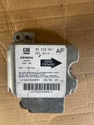 Модуль датчик air bag opel astra g 90520841 фото №1