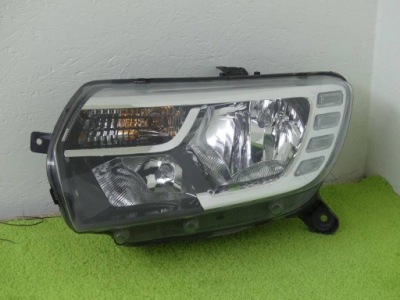 Лампа перед левая dacia logan / sandero 2 ii lift led ok. 16-21r идеальное состояние фото №1