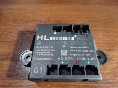 Модуль блок управления дверь mercedes w218 w212 1 фото №1