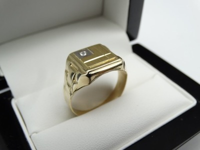 Piękny Złoty Sygnet 4,39g P585 R27