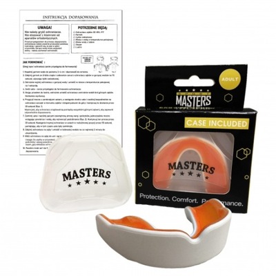 Ochraniacze zębów MASTERS OZ-GEL-FIT JUNIOR orange