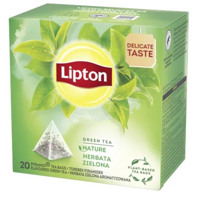 LIPTON HERBATA ZIELONA NATURE 20T