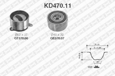 КОМПЛЕКТ РЕМНЯ ГРМ KD470.11