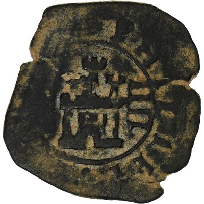 Hiszpania, Philip IV, 6 Maravedis, 1619, Miedź, VF