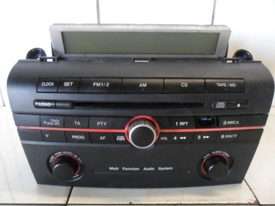 Mazda 3 bk 2004 радіо cd дисплей монітор bp4l669s0a фото №1