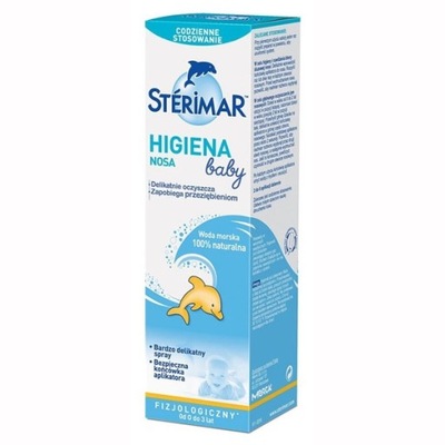 Sterimar Baby, spray fizjologiczny do nosa, 50ml