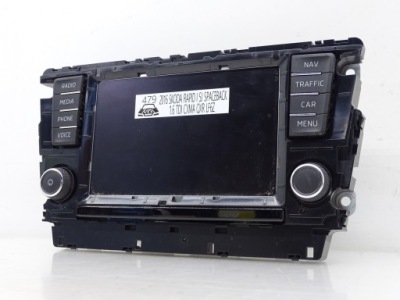Екран дисплей монітор lcd navi навігації skoda rapid i 5j 5ja919604a фото №1